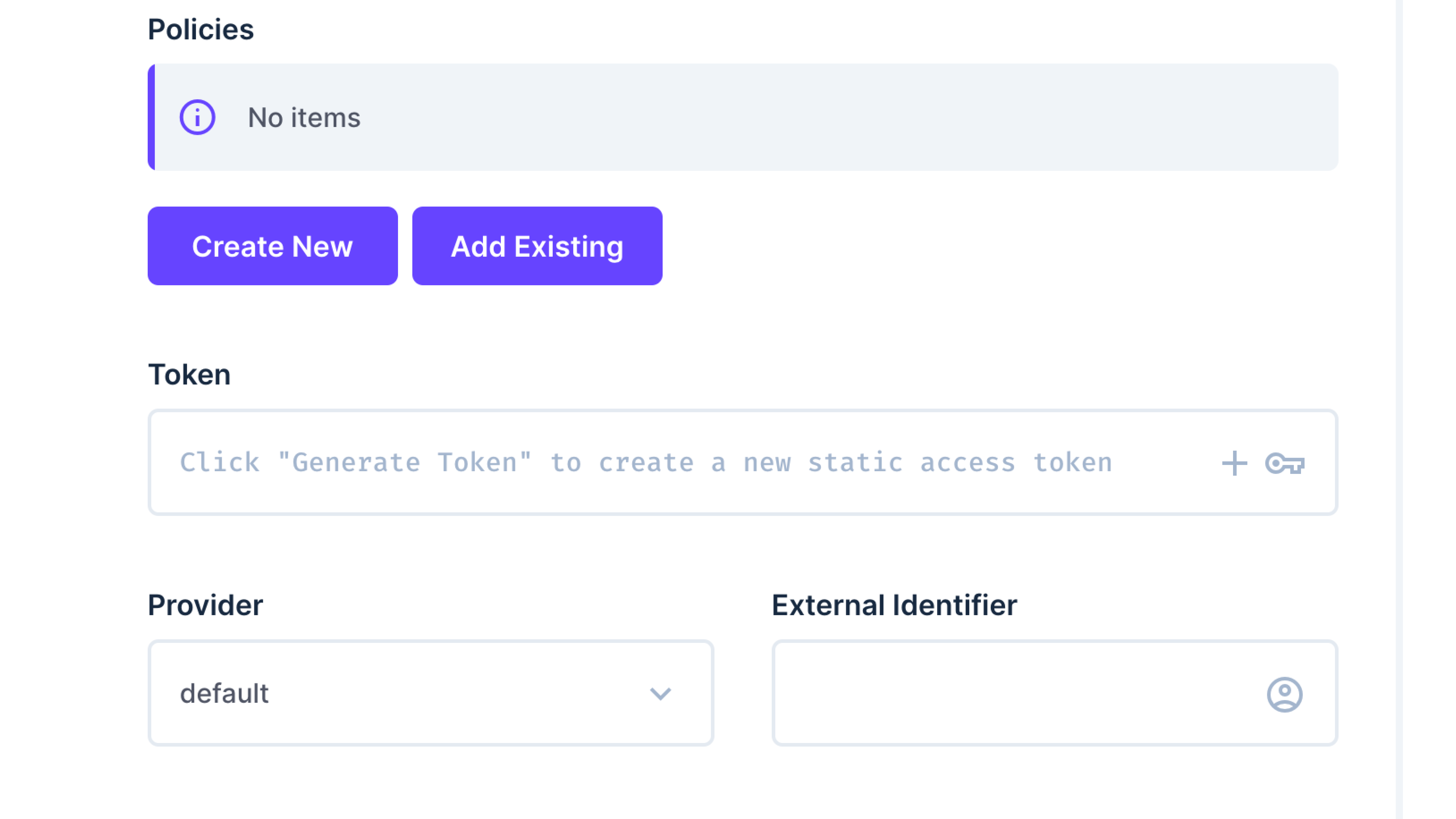 Generate a token